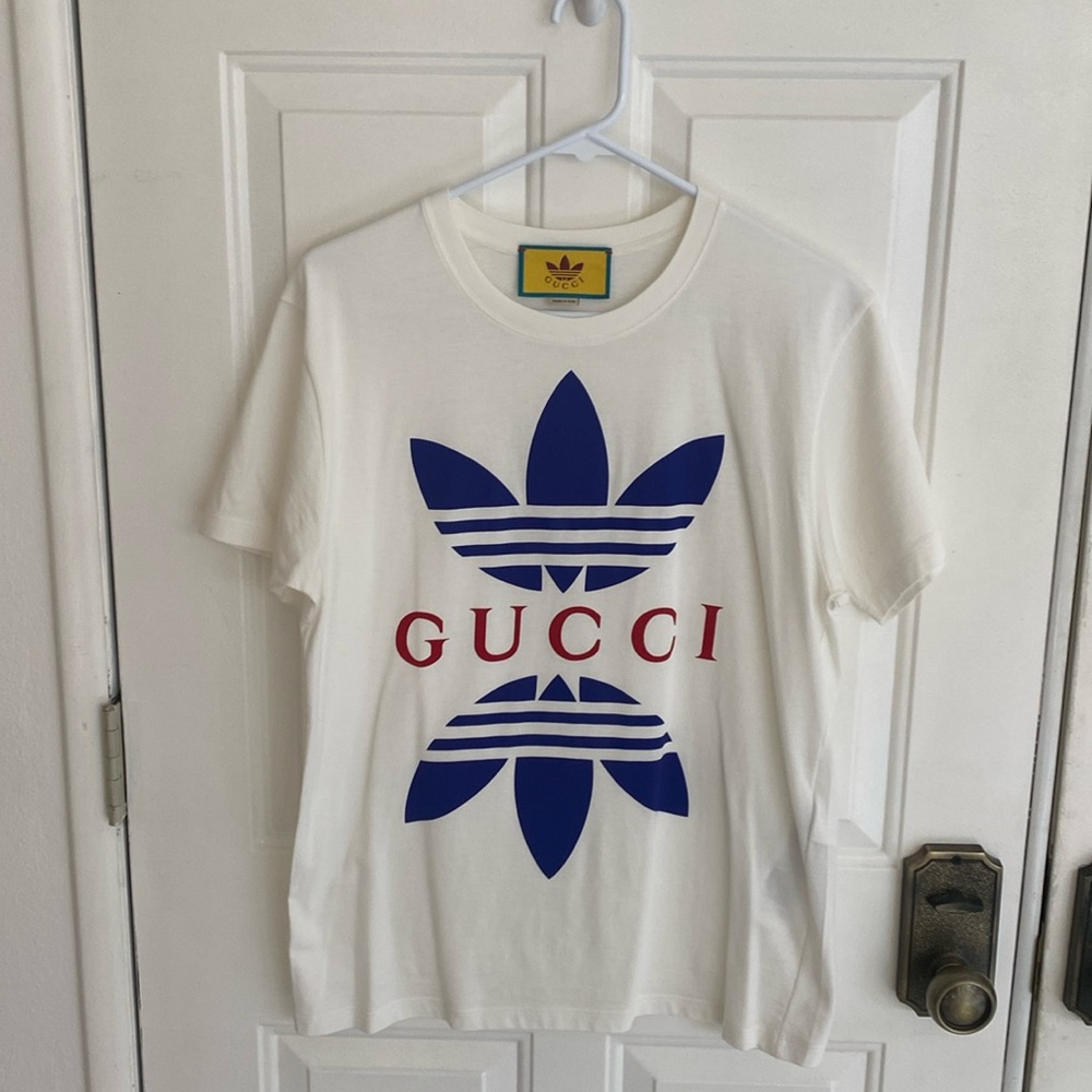 Gucci x Adidas Logo print T-shirt